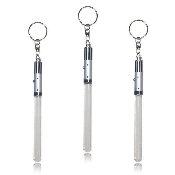 LED SABERS LIGHTSABER KEYCHAIN LIGHT UP LED STAR WARS Glowing Light Saber Key Chain -  8 COLOR MODES: Green, Blue, Red, Baby Blue, Pink, Yellow, White, Rainbow