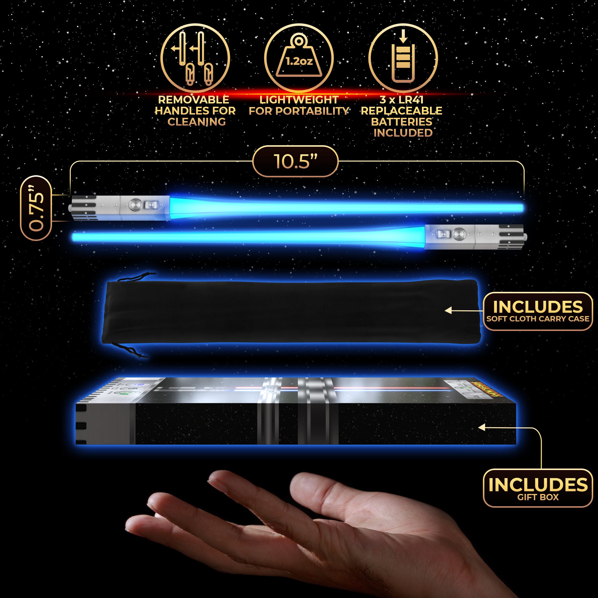 ChopSabers Lightsaber Chopsticks - Thumbnail 4