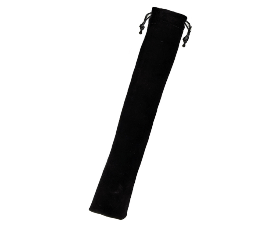 Black Carry Bag Soft Pouch for 1 or 2 Pairs of Chopsticks