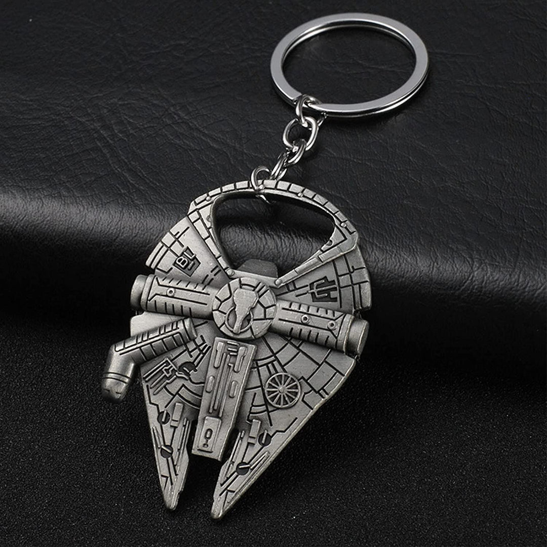 MELLENNIUM FALCON Keychain and Bottle Opener Decorative Metal