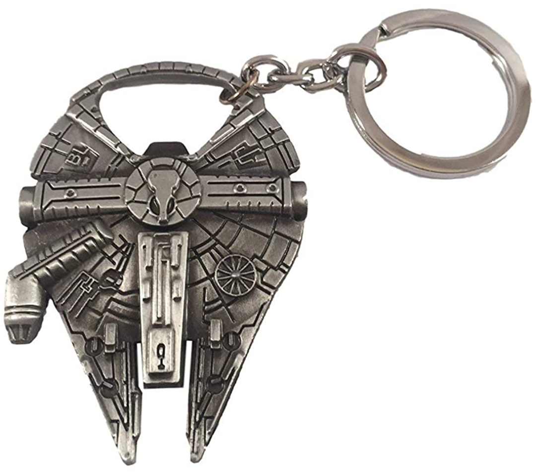 MELLENNIUM FALCON Keychain and Bottle Opener Decorative Metal