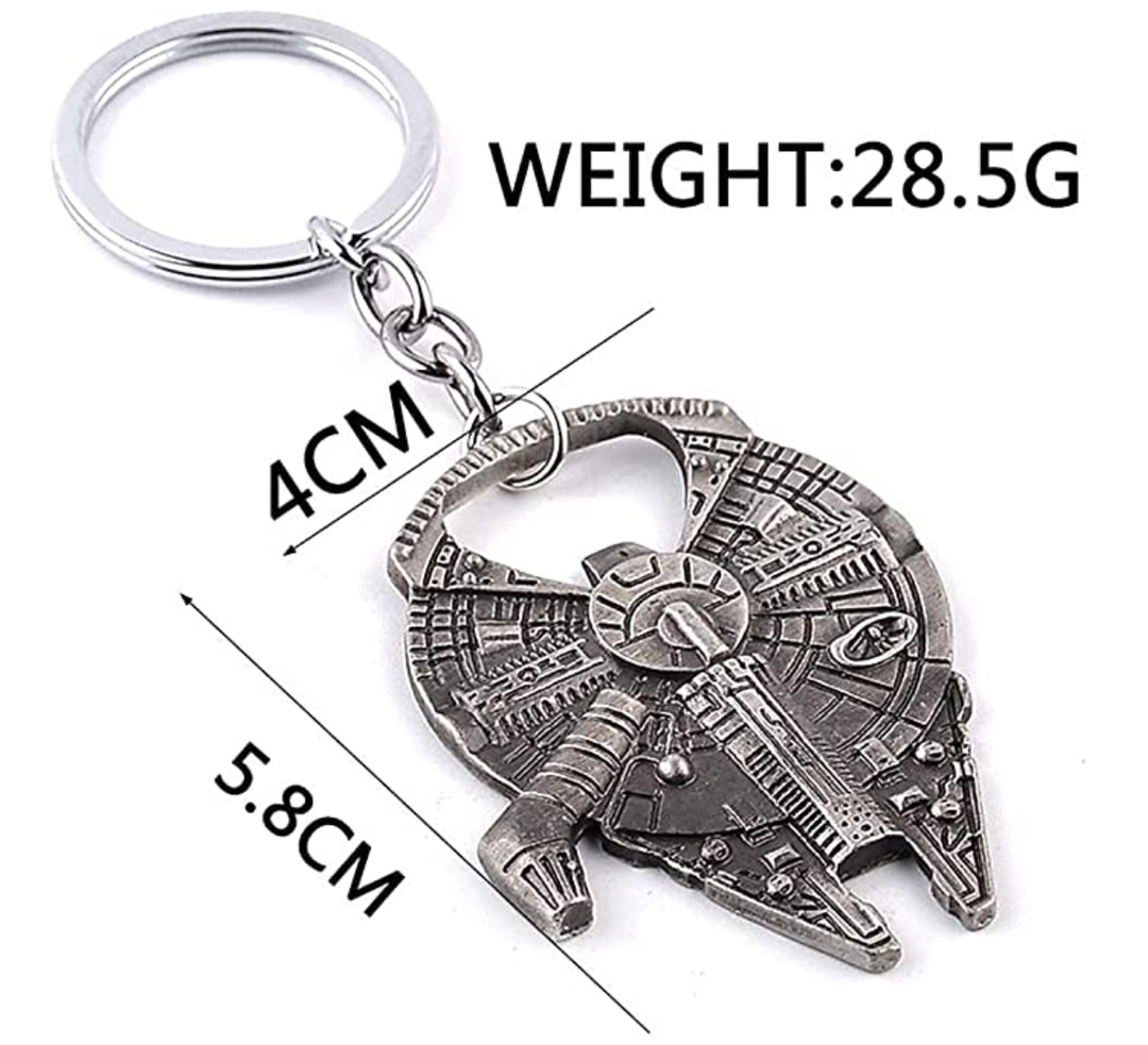 MELLENNIUM FALCON Keychain and Bottle Opener Decorative Metal