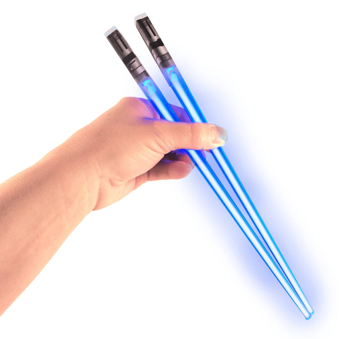 Chopsaber LIGHTSABER CHOPSTICKS LIGHT UP STAR WARS LED Glowing Light Saber Chop Sticks REUSABLE Sushi Lightup Sabers 1 Pair