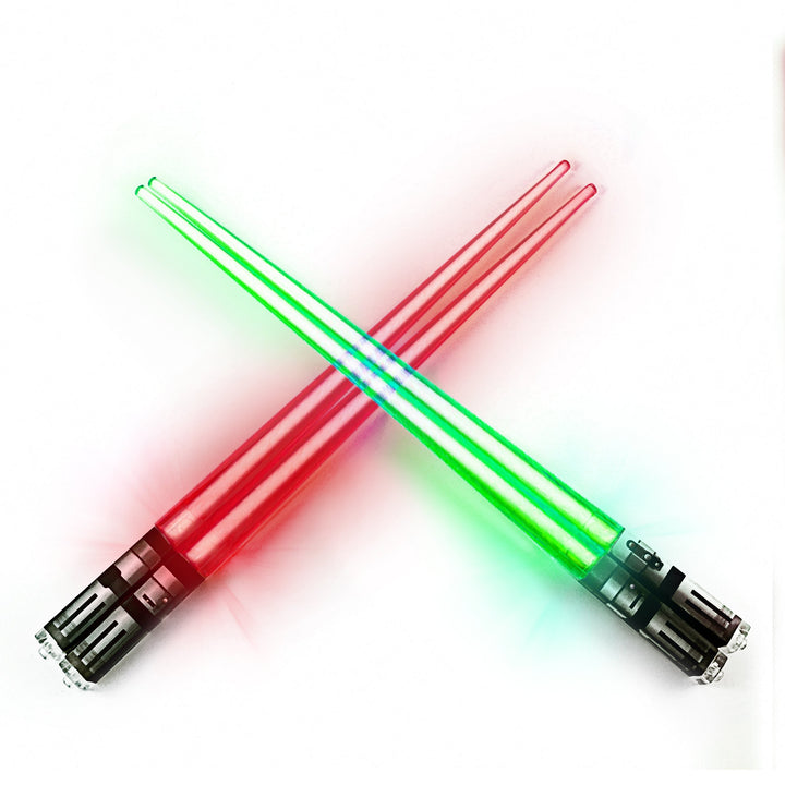 Chopsaber Lightsaber Chopsticks Light Up LED Reusable - 2 Pairs