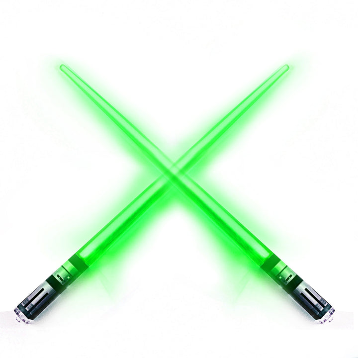 LIGHTSABER CHOPSTICKS LIGHT UP STAR WARS LED Glowing Light Saber Chop Sticks REUSABLE Sushi Lightup Sabers 4 Pairs